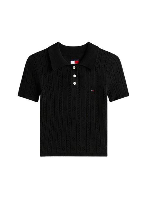 Polo in filo lavorata Tommy Jeans | DW0DW20965BDS